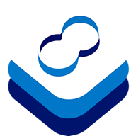 CoreSE Programming Language logo with 3 squares stacked diagonally in a counterclockwise direction each in a different color. The first is in white, the second is in azure and the third in a dark blue tone almost turning purple. And at the top of the 3 stacked squares there is the logo of the CoreSE programming language (which is pronounced Direction Course and Bearing) which are two letters C facing each other forming an infinity symbol and making a course. Each letter C has two different colors. In the letter C on the left at the top we have the dark blue tone and the azure tone at the bottom, while in the letter C on the right we have the opposite.